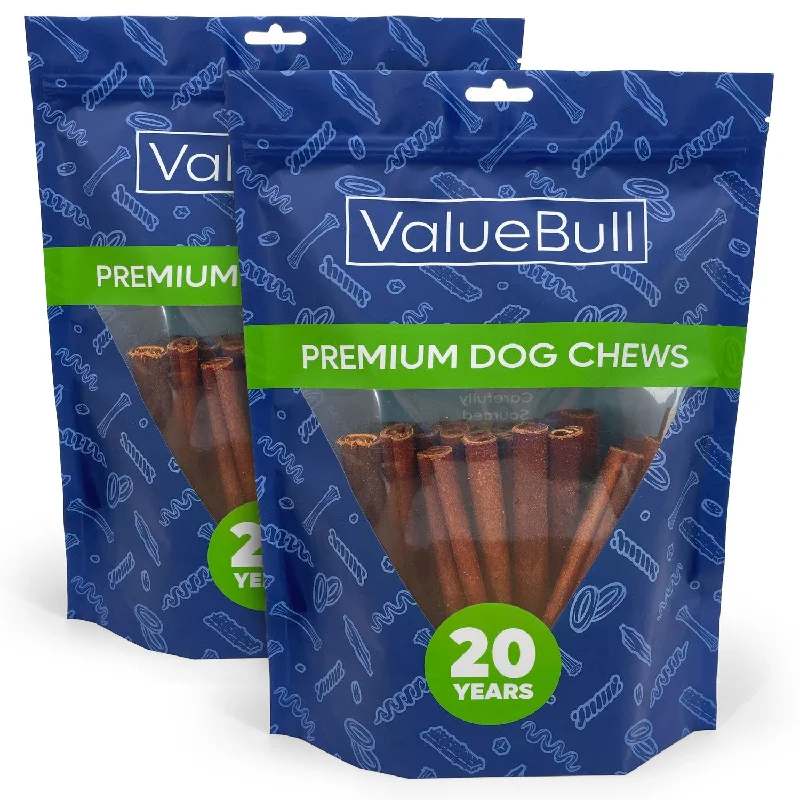 ValueBull USA Collagen Sticks, Premium Beef Dog Chews, Medium 6 Inch, 50 Count