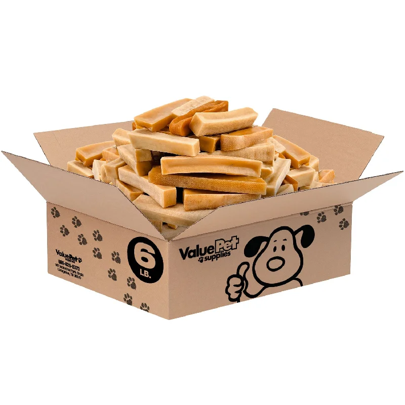 ValueBull Himalayan Yak Cheese Dog Chews, Medium, 6 lb BULK PACK