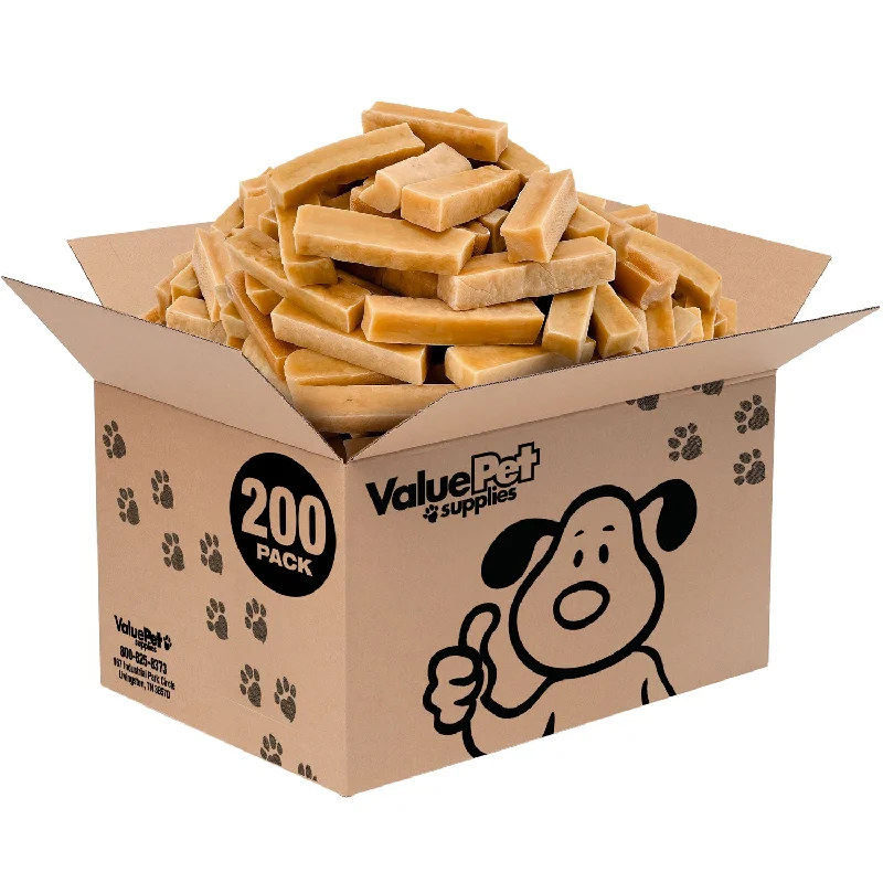 ValueBull Himalayan Yak Cheese Dog Chews, Small, 200 ct BULK PACK