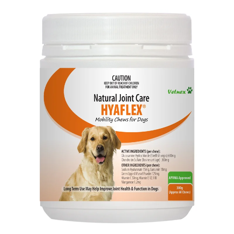 Vetnex Hyaflex Mobility Chews for Dogs 60 Chews 300g