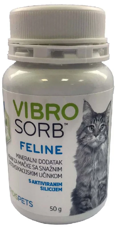 VIBROSORB Feline, Mineralni dodatak za mačke s detoksikacijskim učinkom 50g