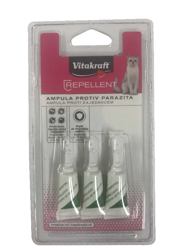 VITAKRAFT Spot On biocidni za mačke 3 komada x 1ml