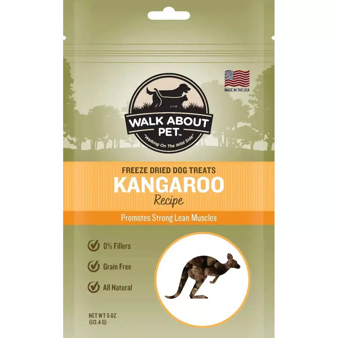 Walk About Pet Kangaroo Freeze Dried Dog Treat