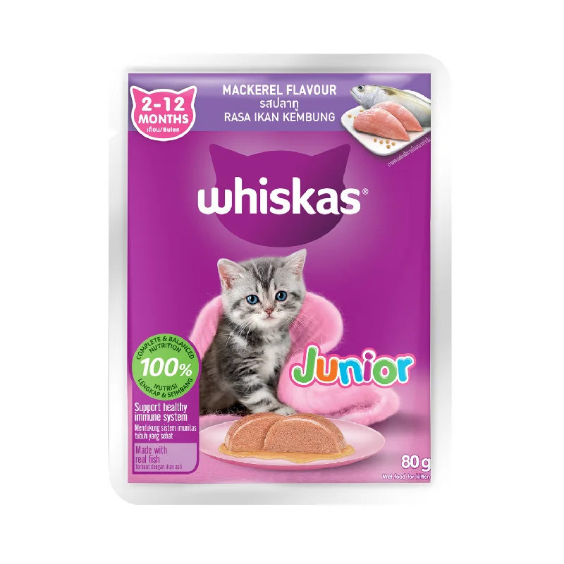 Whiskas Junior Mackerel Pouch Cat Food