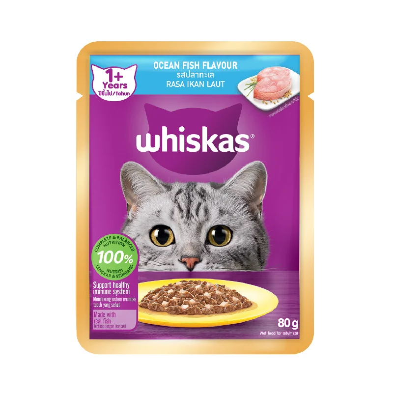 Whiskas Ocean-fish Pouch Cat Food