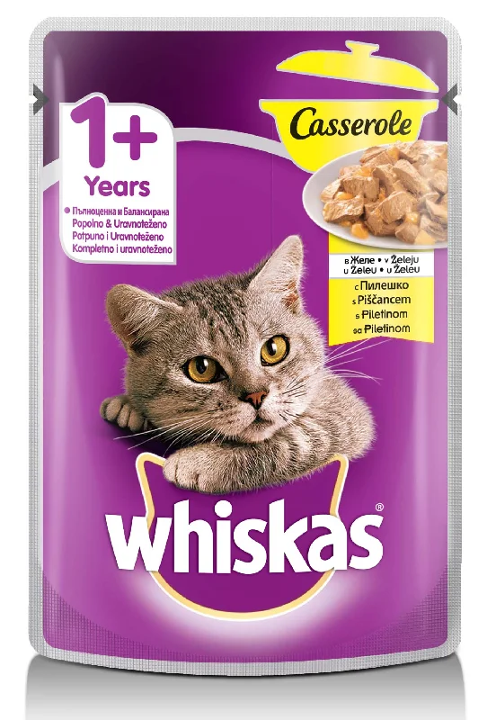 WHISKAS Vrećica Casserole s Piletinom 85g