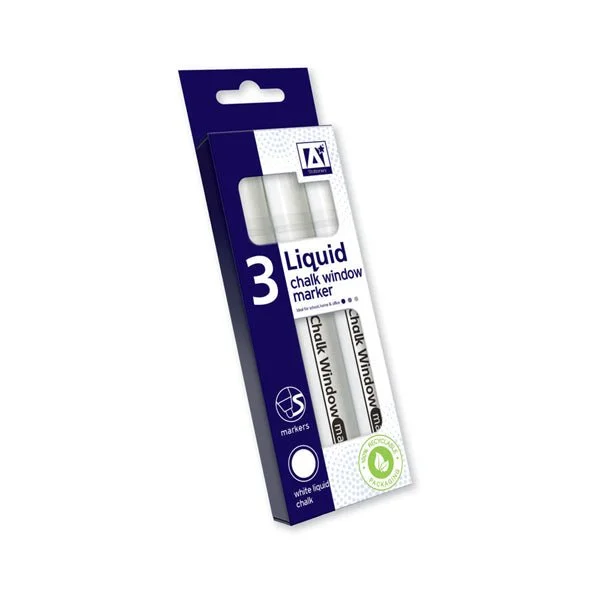 White Window Markers 3 Pack