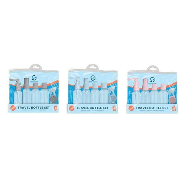 World Tour Travel Bottle Set 8 Piece