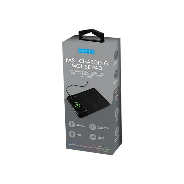 Zenso Fast Charging Mouse Pad