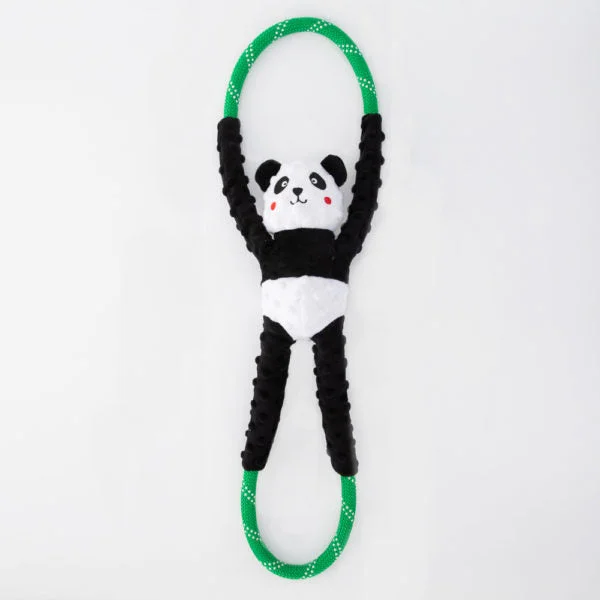 Zippy Paws Rope Tugz -Panda